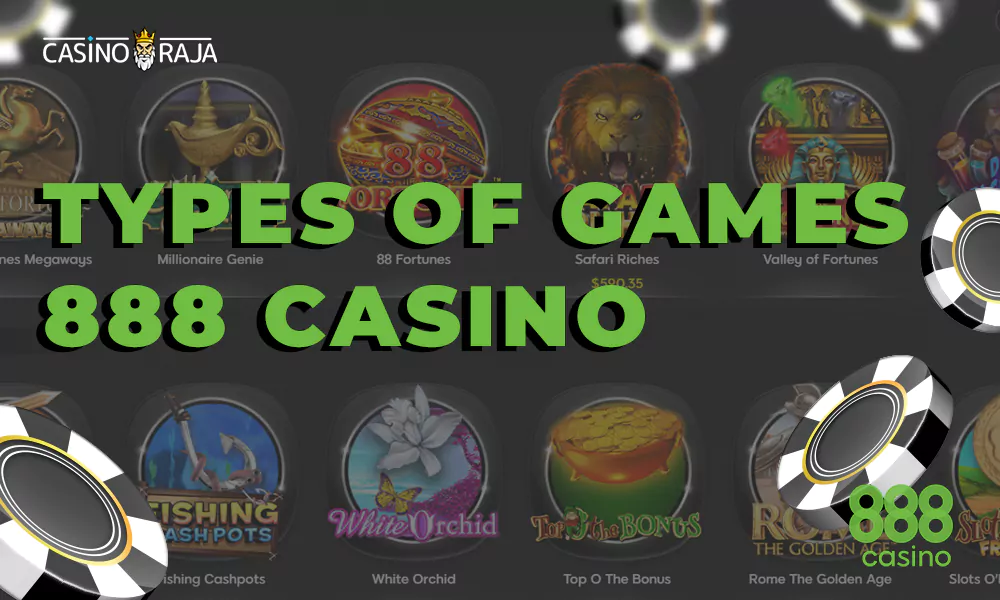 Types of games 888 casino