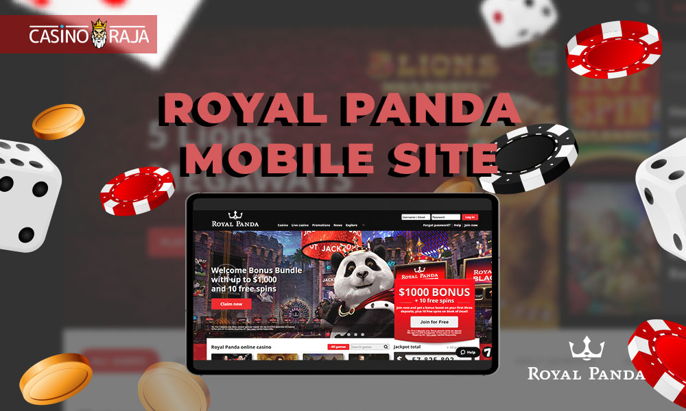 Royal Panda Mobile site