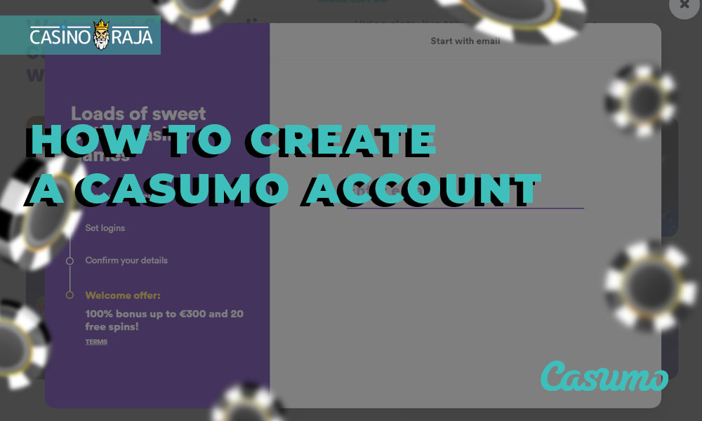 How to create a Casumo account