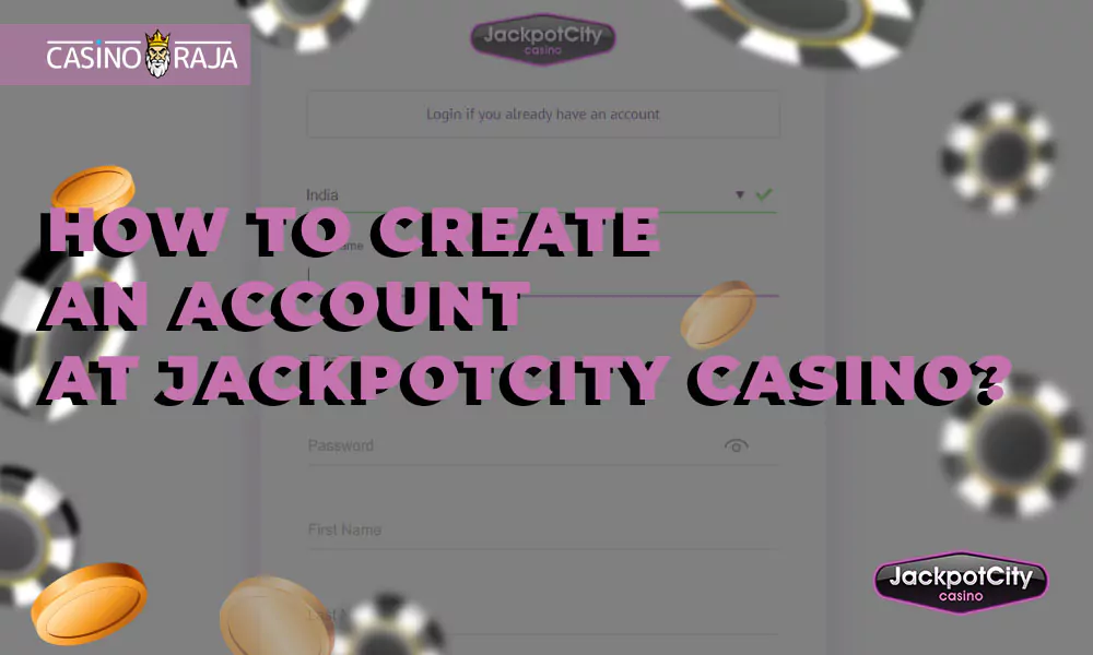 How to create an account at JackpotCity Casino
