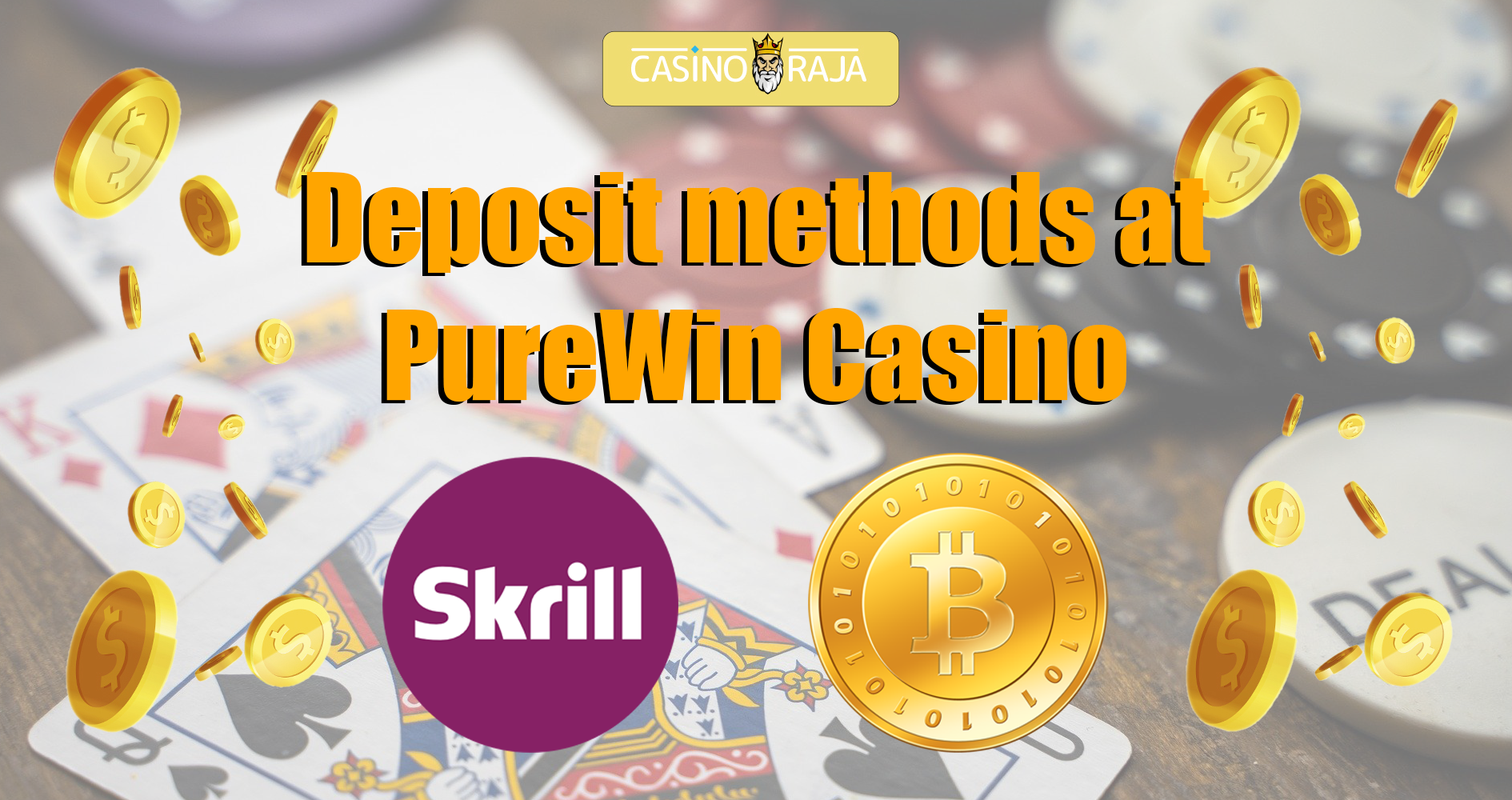 The most profitable deposit methods on the Purewin.