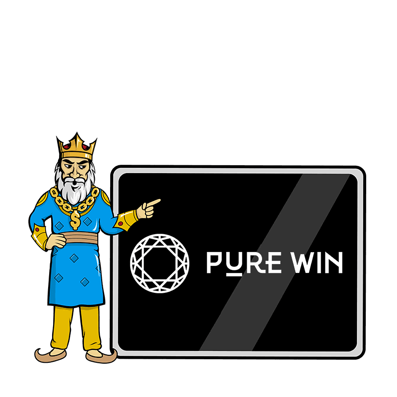 Purewin Logo with Raja.