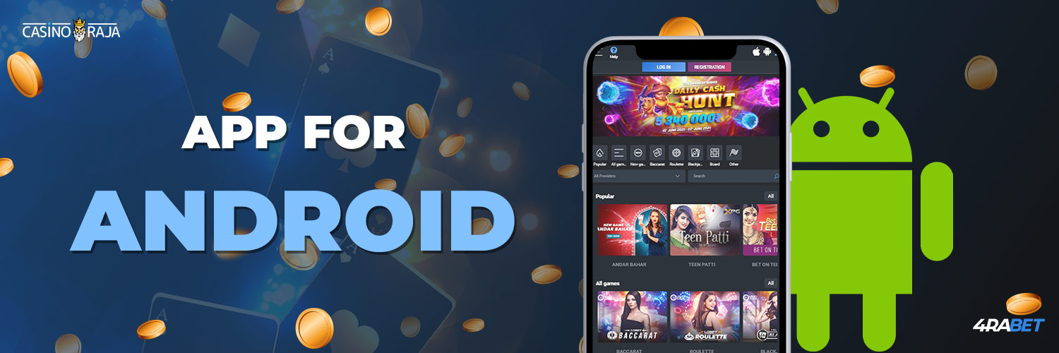 4rabet Casino App for Android