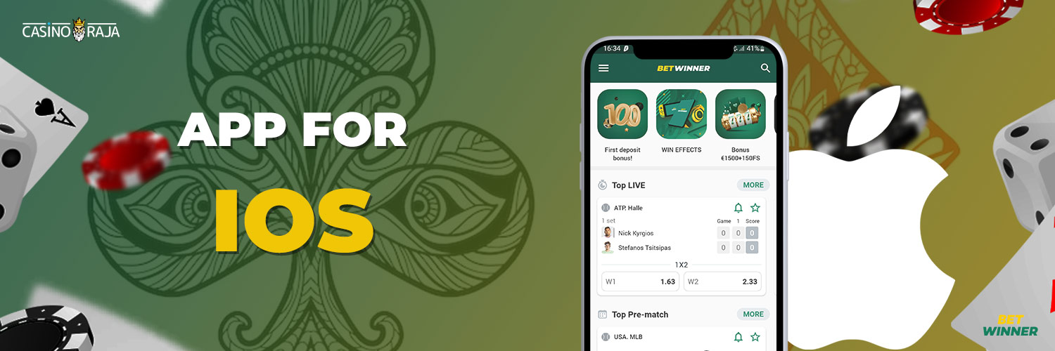 BetWinner Casino App for iOS