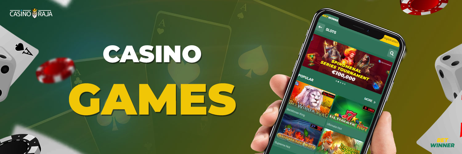 Slots & Games in the BetWinner Mobile App