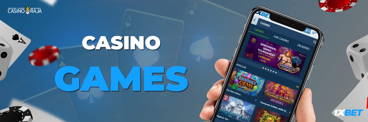 Slots & Games on the 1xBet Mobile App