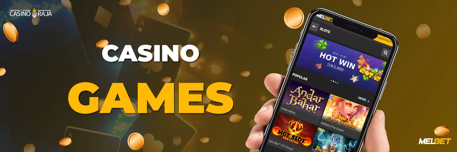 Slots & Games on the Melbet Mobile App