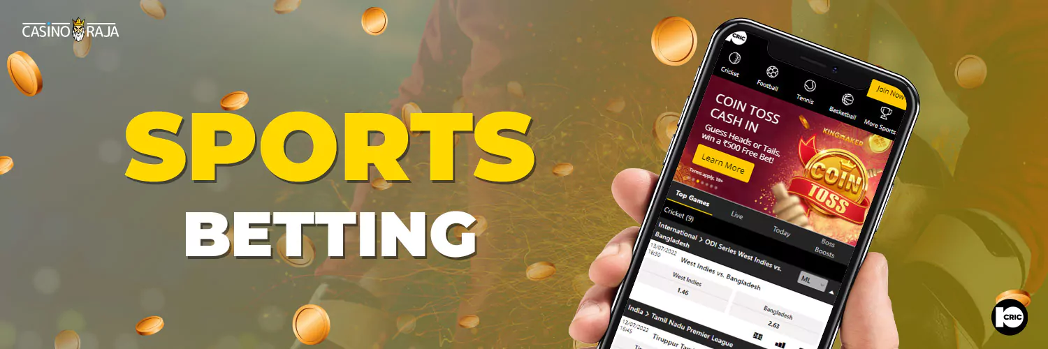 Sports Betting in the 10Cric Casino App