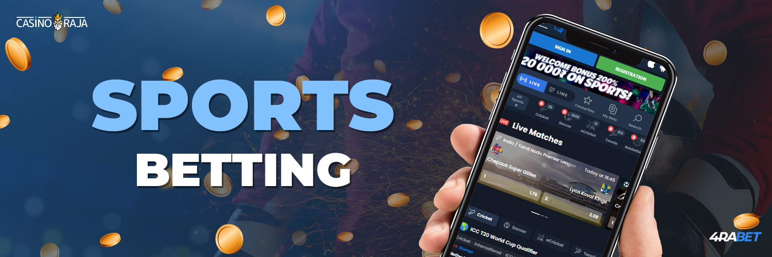 Sports Betting in the 4rabet casino App