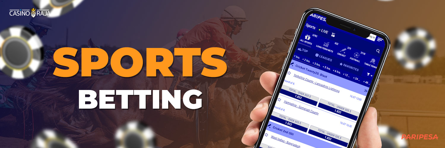 Sports Betting in the Paripesa Casino App