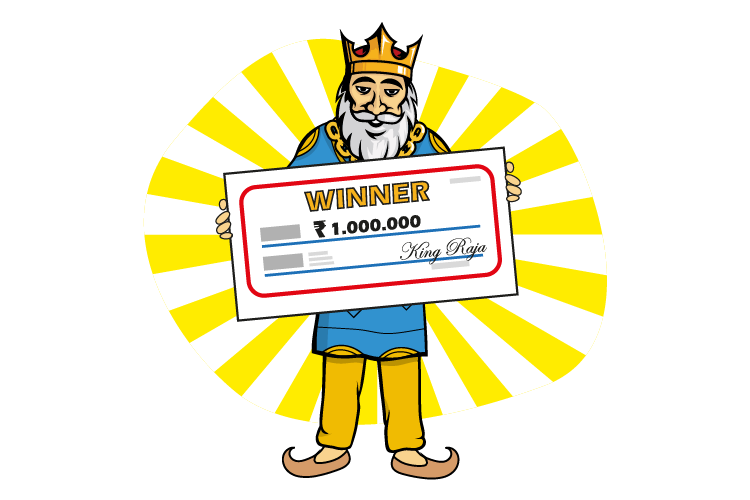 raja is playing lottery online in india