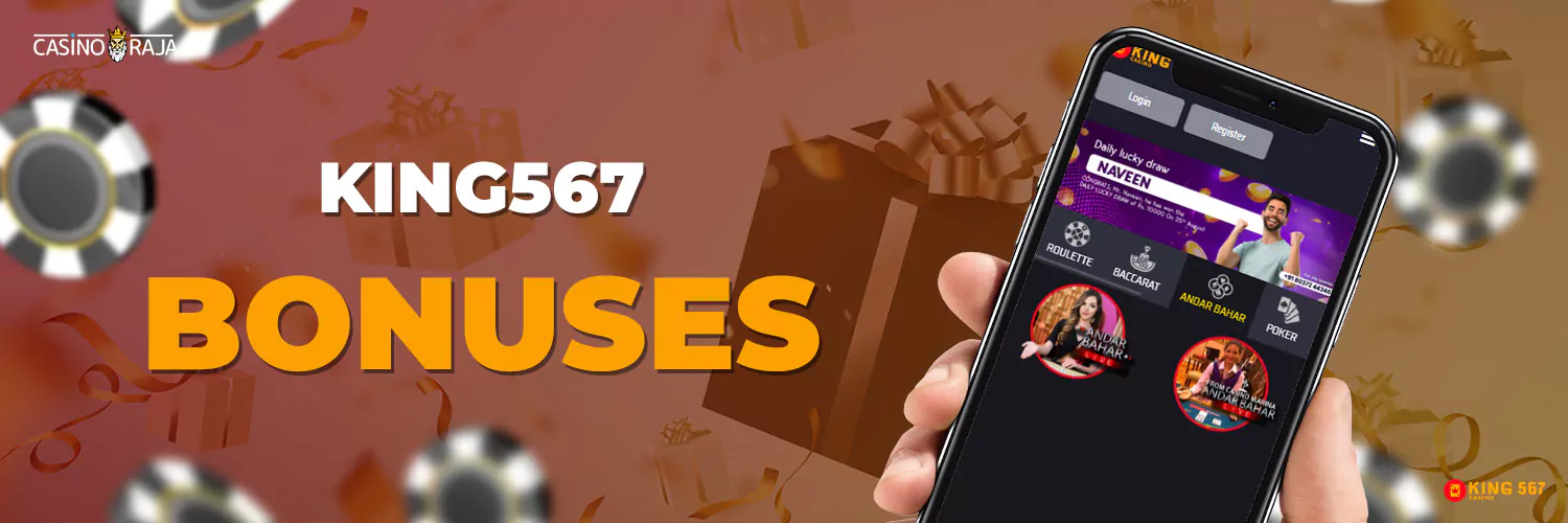 King567 mobile bonus for new customers