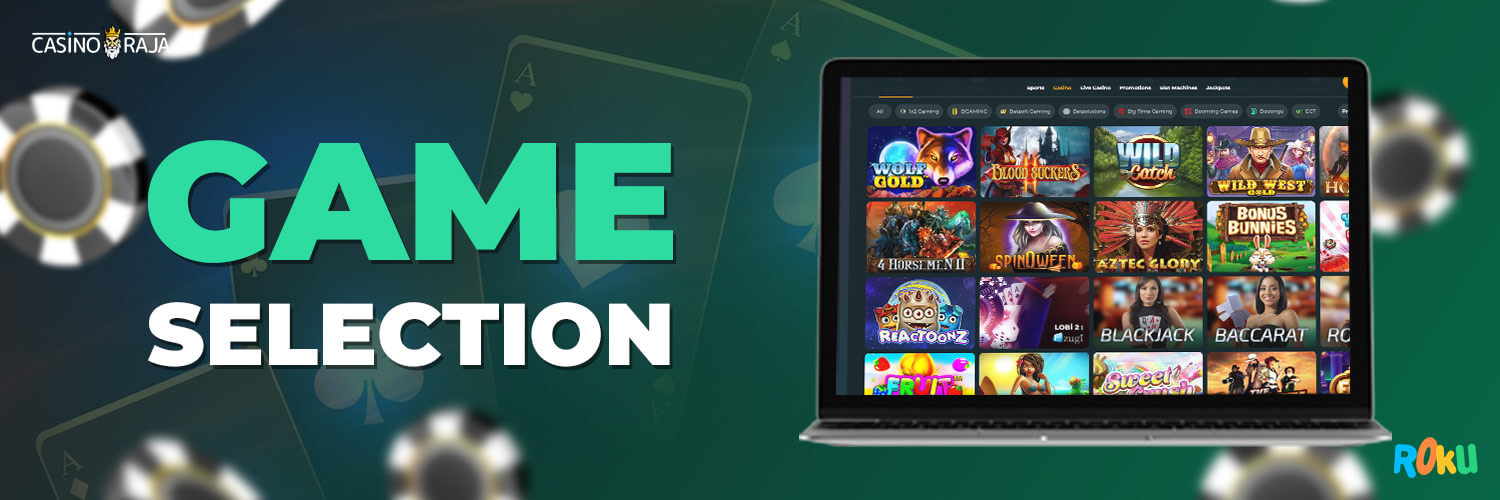 RokuBet Casino Game Selection