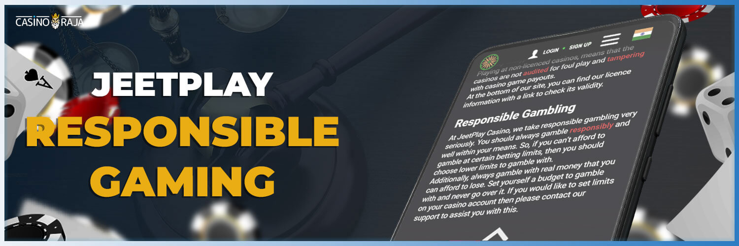 All the information about how to play responsibly via jeetplay app.