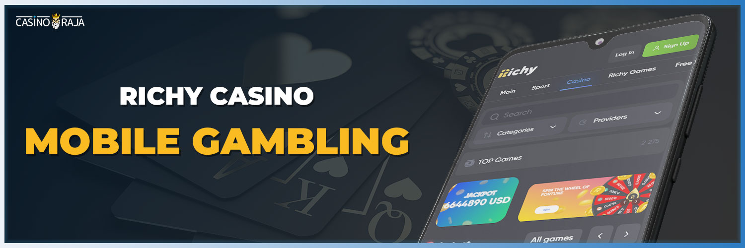 All available mobile apps on the Richy casino.