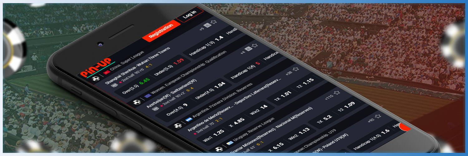 sports betting in the pin-up app